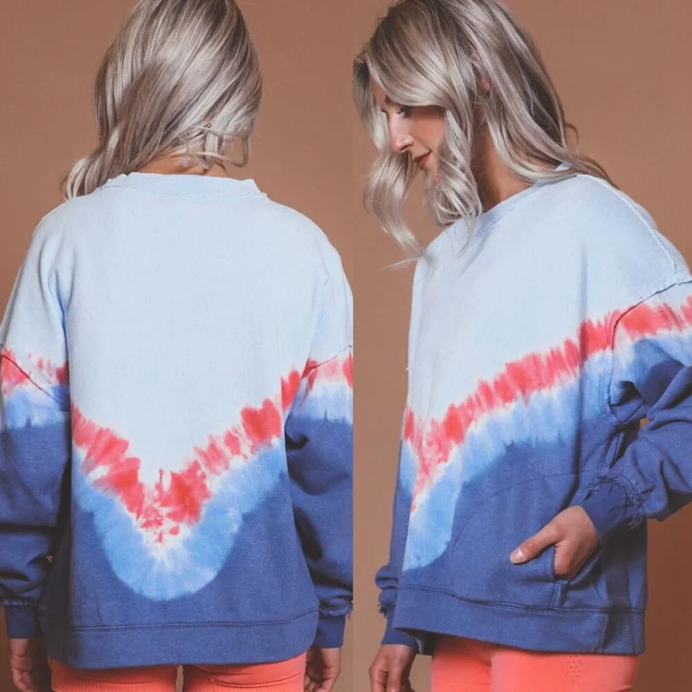 Free People - FP Movement Ombre Metti Crew Sweatshirt OB1059795 | XS - Picture 4 of 16